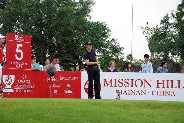 GOLF - Omega Mission Hills World Cup, Vorberichte HAIKOU,CHINA,24.NOV.11 - DIVERS, GOLF - Omega Mission Hills World Cup. Bild zeigt Justin Rose (ENG). 