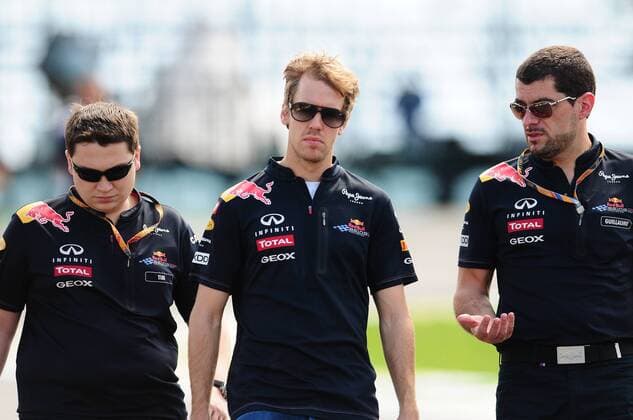formula 1 GP, Brasilien in Sao Paulo Interlagos, 25.11.11, Sebastian Vettel, Red Bull Racing,