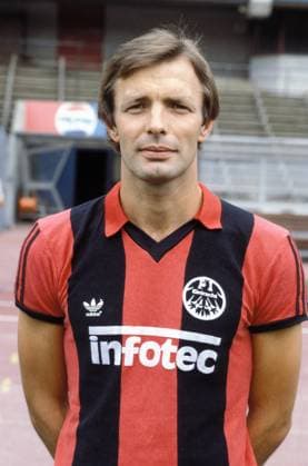 Karl-Heinz Körbel (Eintracht Frankfurt) o0 Karlheinz o0 Aufnahmedatum geschätzt Porträt Porträttermin