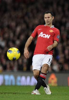 Ryan Giggs of Manchester United Barclays Premier League Manchester United v Newcastle United 26th November, 2011 EDITORIAL USE ONLY. No use with unauthorised audio, video, data, fixture lists, club league logos or live services. Online in-match use limited to 120 images, no video emulation. No use in betting, games or single club league player publications.