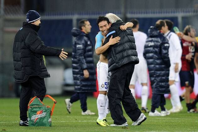 Genova 13 12 2011 - campionato di calcio serie A, CFC Genoa 1893 (FC) - Inter Mailand; Yuto Nagatomo 