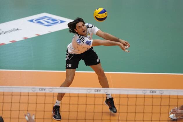 Idner LIMA MARTINS, IDI (VfB Friedrichshafen) Volleyball, 1. Bundesliga, Männer, 2012 CEV Volleyball Champions League, VfB Friedrichshafen - Remat Zalau (ROM), 14.12.2011