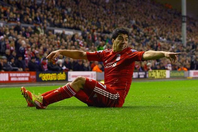Liverpool FC - Blackburn Rovers, Luis Suarez of Liverpool at Anfield 
