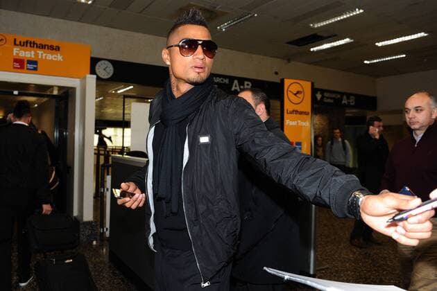 Malpensa Airport - Abreise des AC Mailand ins Trainingslager nach Dubai: Kevin-Prince Boateng 