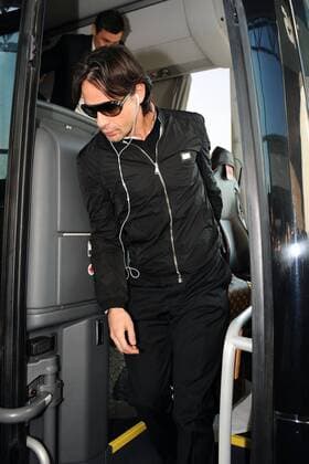 Malpensa Airport - Abreise des AC Mailand ins Trainingslager nach Dubai: Filippo Inzaghi 