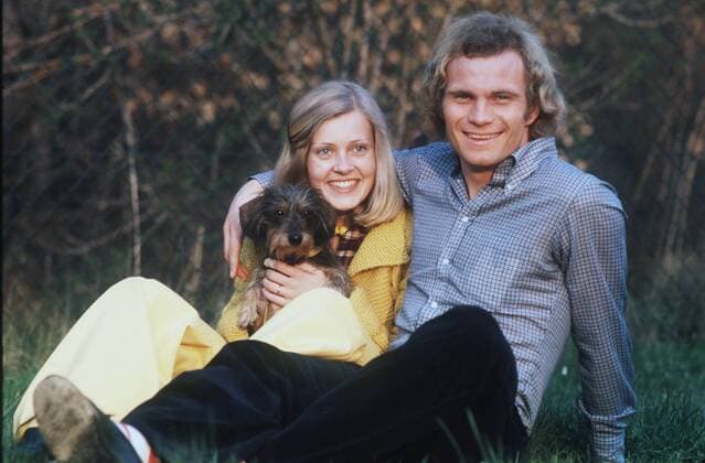 Uli Hoeneß (GER FC Bayern München) mit seiner Frau Susi.