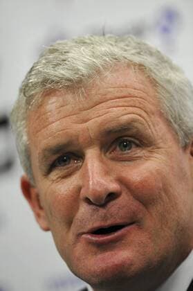 Jan. 11, 2012 - London, London, UK - London, UK. MARK HUGHES speaking a press conference at Loftus Road football ground on January 11th, 2012 to unveil MARK HUGHES as the new manager of QPR. Photo credit : Ben Cawthra LNP Soccer 2012 - Mark Hughes New QPR Boss  - ZUMAl94