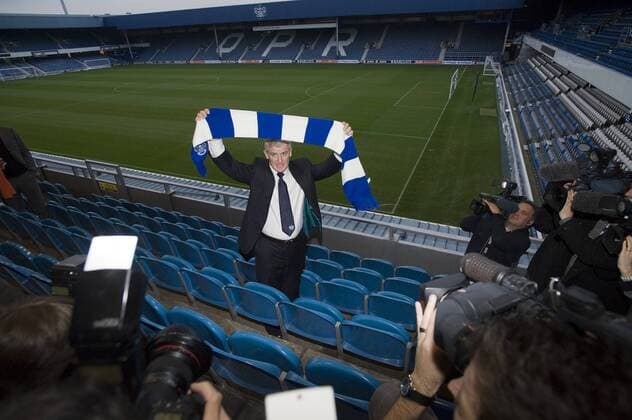 Jan. 11, 2012 - London, London, UK - London, UK. New manager of Queens Park Rangers (QPR) MARK HUGHES pitch side at Loftus Road on January 11th, 2012. Photo credit : Ben Cawthra LNP Soccer 2012 - Mark Hughes New QPR Boss  - ZUMAl94
