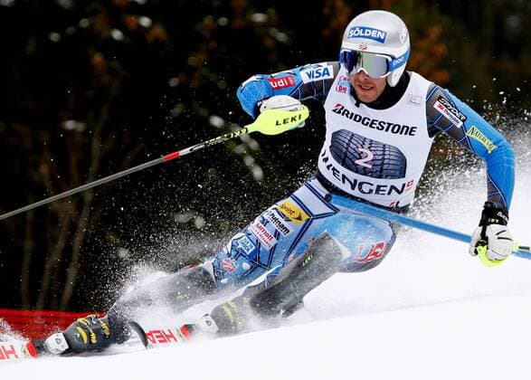 SKI ALPIN - FIS WC Wengen, Super-Kombination, Herren WENGEN,SCHWEIZ,13.JAN.12 - SKI ALPIN - FIS Weltcup, Superkombination der Herren, Slalom. Bild zeigt Bode Miller (USA). 