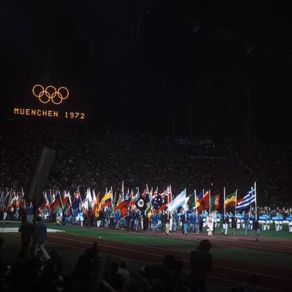 Abschlussfeier der Olympischen Spiele 1972 in München