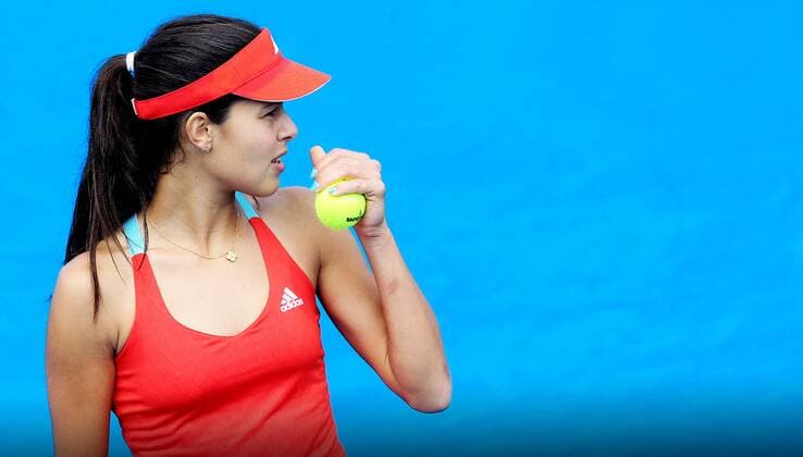 TENNIS - WTA, Australian Open 2012 MELBOURNE,AUSTRALIEN,15.JAN.12 - TENNIS - WTA Tennis Damen Tour, Grand Slam, Australian Open, Training. Bild zeigt Ana Ivanovic (SRB). 
