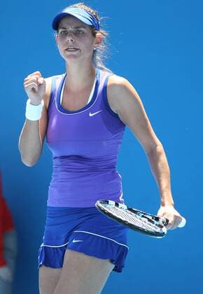 Julia Görges, GER, in the first round of 2012 Tennis Australian Open in Melbourne, 16 01 2012 -