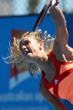 Arantxa Rus, NED, in the first round of 2012 Tennis Australian Open in Melbourne, 16 01 2012 -