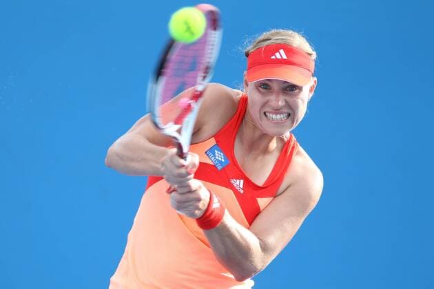 Angelique Kerber, GER, in the first round of 2012 Tennis Australian Open in Melbourne, 17 01 2012 -
