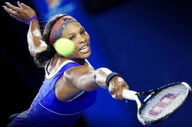 TENNIS - WTA, Australian Open 2012 MELBOURNE,AUSTRALIEN,17.JAN.12 - TENNIS - WTA Tennis Damen World Tour, Grand Slam, Australian Open. Bild zeigt Serena Williams (USA). 