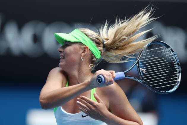 Maria Sharapova, RUS, in the third round of 2012 Tennis Australian Open in Melbourne, 19 01 2012 -