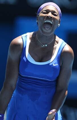 Serena Williams, USA, in the third round of 2012 Tennis Australian Open in Melbourne, 19 01 2012 -
