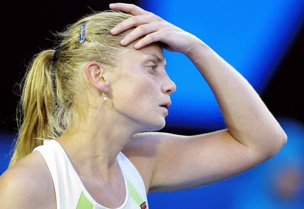 TENNIS - WTA, Australian Open 2012 MELBOURNE,AUSTRALIEN,19.JAN.12 - TENNIS - WTA Tennis Damen Tour, Grand Slam, Australian Open. Bild zeigt Jelena Dokic (AUS). 