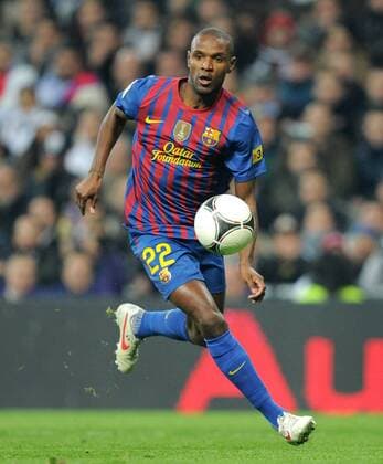 FUSSBALL INTERNATIONAL Copa del Rey 1 4 FINALE 2011 2012 18.01.2012 Real Madrid - FC Barcelona Eric Abidal (Barca) 