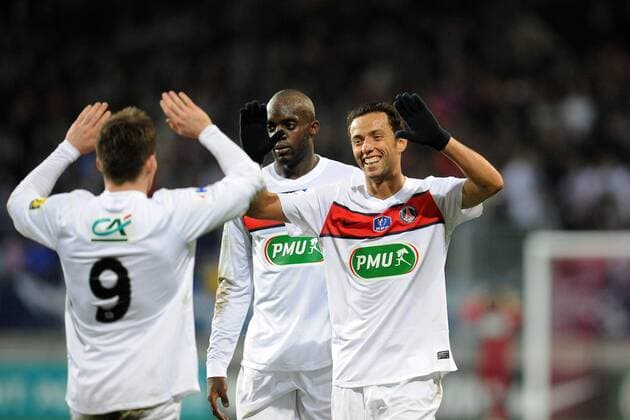 Nene et Kevin Gameiro (PSG) - Sable sur Sarthe FC vs. PAris St. Germain (PSG) - Coupe de France - 20.01.2012 xNLeGouicFEPx 