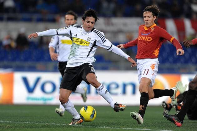 Roma 21 02 2012, AS Rom vs AC Cesena:: gol Martins Eder 