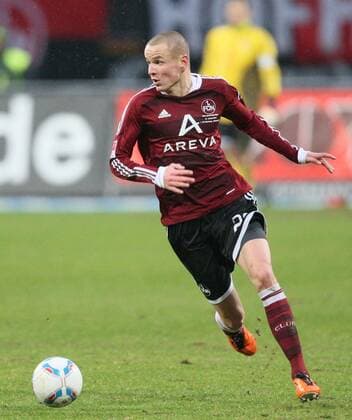Fussball, 1. BL, 1. Bundesliga, Saison 2011 2012, Herren, Deutschland, 1. FC Nürnberg - Hertha BSC Berlin 2-0, v.l. Freisteller, Einzelbild, Aktion, Ganzkörper, Ganzfigur, Einzelaktion, Adam Hlousek, 1. FC Nürnberg,