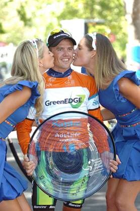 Tour Down Under 2012, 6. Etappe: Adelaide City Council - GreenEdge 2012, Gesamtsieger Simon Gerrans - 