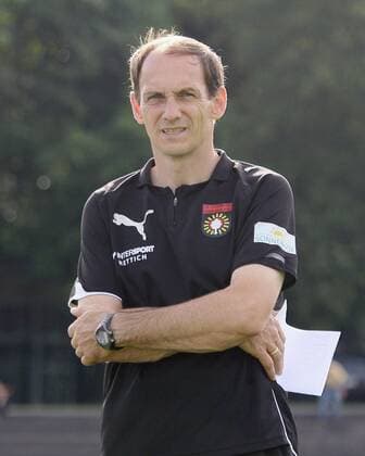Fussball WFV Pokal 2.Runde SpVgg 07 Ludwigsburg vs. SG Sonnenhof-Großaspach Trainer Jürgen Hartmann ( Sonnenhof )