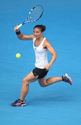 Sara Errani, ITA, in the quarter final of 2012 Tennis Australian Open in Melbourne, 25 01 2012 -