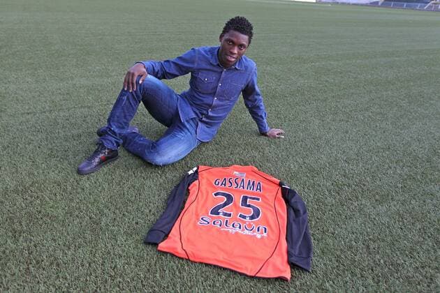 Neuzugang Lamine Gassama - FC Lorient - Präsentation -- 26 01 2012 xBRUNOPERRELx - 