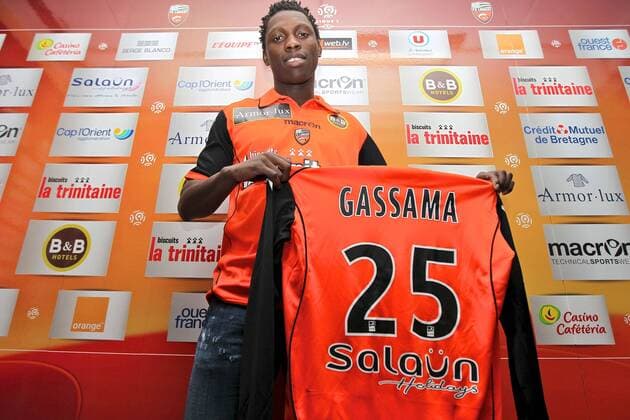 Neuzugang Lamine Gassama - FC Lorient - Präsentation -- 26 01 2012 xBRUNOPERRELx - 