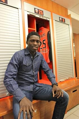 Neuzugang Lamine Gassama - FC Lorient - Präsentation -- 26 01 2012 xBRUNOPERRELx - 