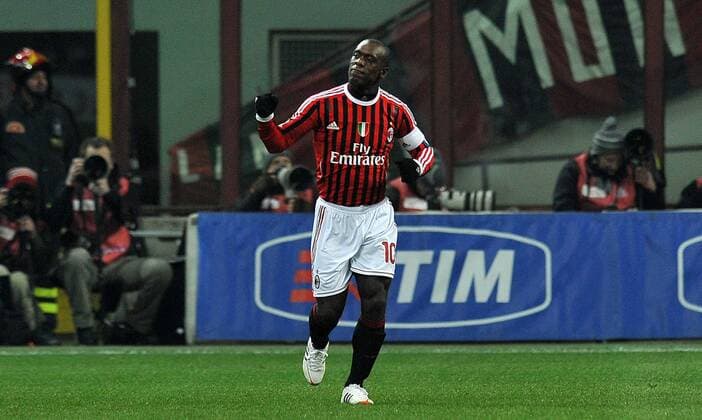 Clarence Seedorf Milan 2-1 - Milano, 26 1 2012 - Coppa Italia 2011 2012 - AC Milan Vs Lazio Roma - allexsabba