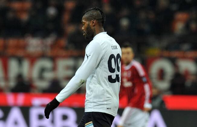 Djibril Cisse Lazio - Milano, 26 1 2012 - Coppa Italia 2011 2012 - AC Milan Vs Lazio Roma - allexsabba