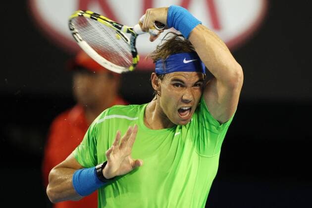 Rafael Nadal, ESP, in the men s final of 2012 Tennis Australian Open in Melbourne, 29 01 2012 -