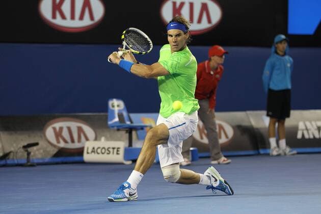 Rafael Nadal, ESP, in the men s final of 2012 Tennis Australian Open in Melbourne, 29 01 2012 -