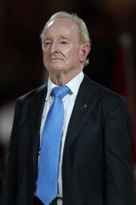 Rod Laver during victory ceremony after the men s final of 2012 Tennis Australian Open in Melbourne, 29 01 2012 -