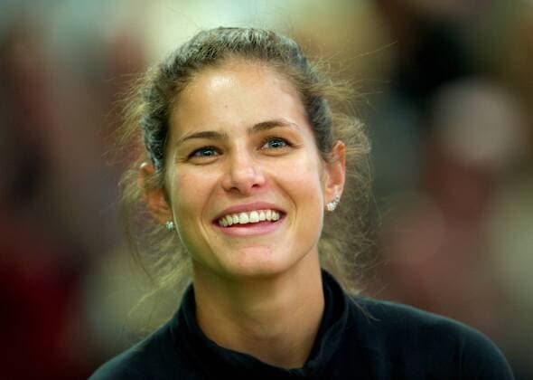 Tennis Damen Seeburg Brandenburg 29.01.2012 Havellandhalle Schaukampf Julia GOERGES GER