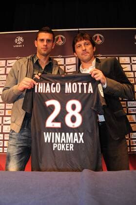 LEONARDO - Presentation de Thiago MOTTA - Parc des Princes - Football : FC Paris St. Germain - 01 02 2012 AnthonyBIBARD 