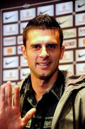 Presentation de Thiago MOTTA - Parc des Princes - Football : FC Paris St. Germain - 01 02 2012 AnthonyBIBARD 