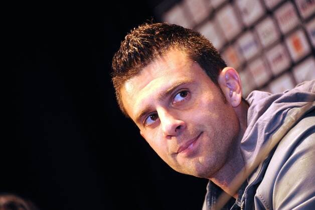 Presentation de Thiago MOTTA - Parc des Princes - Football : FC Paris St. Germain - 01 02 2012 AnthonyBIBARD 