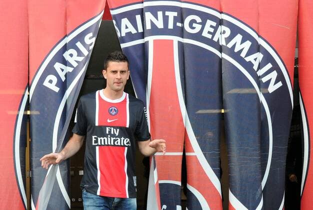 Presentation de Thiago MOTTA - Parc des Princes - Football : FC Paris St. Germain - 01 02 2012 AnthonyBIBARD 