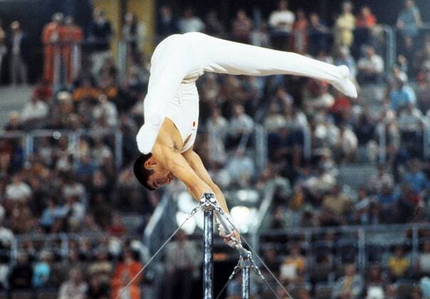 PARIS 2024, OLYMPIC LEGENDS: Mitsuo Tsukahara Gymnastics : Men. Munich Olympics 1972 Mitsuo Tsukahara - Japan. 