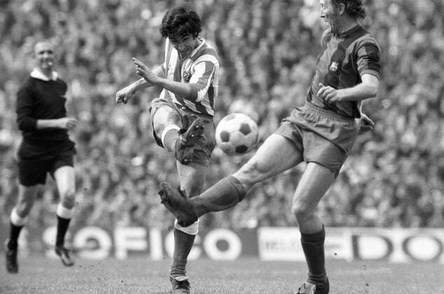 Jose Garate (Madrid) zieht ab Atletico Madrid - FC Barcelona