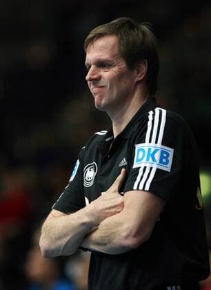 Leipzig, 04.02.2012, Arena, Handball, AllStar Game, Vorspiel , Deutschland B-Auswahl vs. EHV Aue , Trainer Martin Heuberger, Deutschland ,