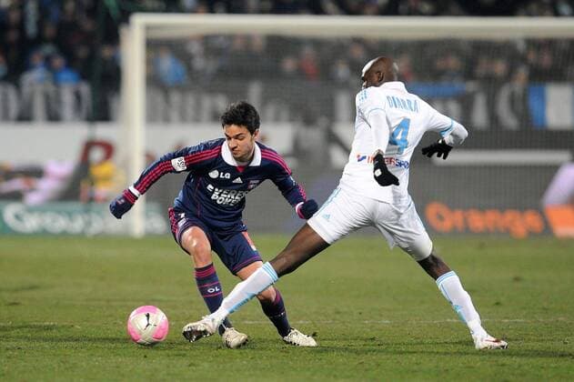 Olympique Marseille - Olympique Lyon (OL) , Alou Diarra (OM) Clement Grenier (Lyon) xN.LeGouicxFEPx 
