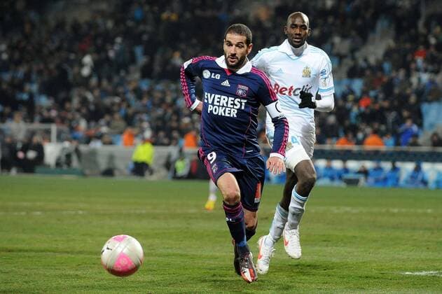 Olympique Marseille - Olympique Lyon (OL) , Alou Diarra (OM) Lisandro Lopez (Lyon) xN.LeGouicxFEPx 