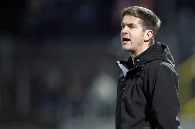 Fußball, Trainerhistorie, SSV Ulm 1846 Fußball Regionalliga Süd SSV Ulm 1846 vs. Stuttgarter Kickers, Trainer Ralf Becker (Ulm)