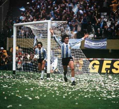 Kempes Mario Argentinien - Holland 1978
