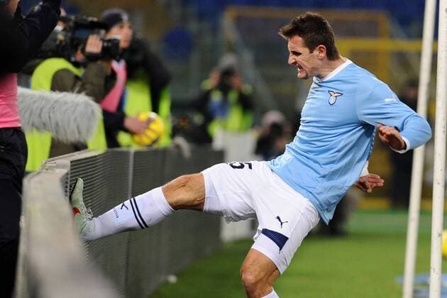 Delusione di Miroslav Klose (Lazio) Lazio Roma vs AC Cesena Serie A AntoniettaxBaldassarre